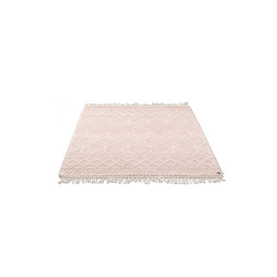 Macrame Geometric Hand Woven Area Rug