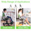 Chaise de bureau pivotante à 360 ° Aldous avec dossier en filet et hauteur réglable-529830393