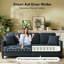 Ruzan 3 Seater Teddy Bean Bag Sofa-716695169