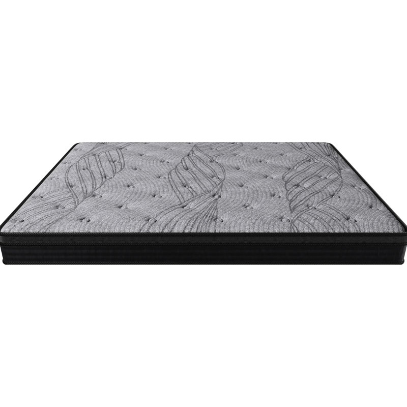 Matelas gris ferme de 12 pouces pour lit très grand, 560 ressorts ensachés individuellement et confort, King