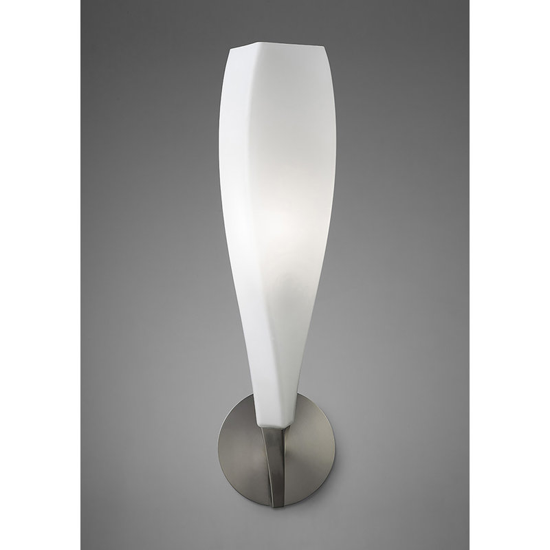 Sanchaya 1-Light Dimmable Satin Nickel Wallchiere