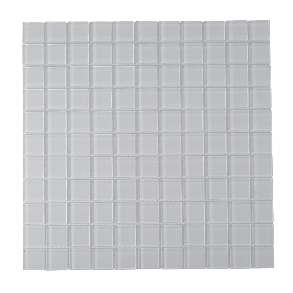 1" x 1" Polished Glass Mosaic Tile Apollo Tile 