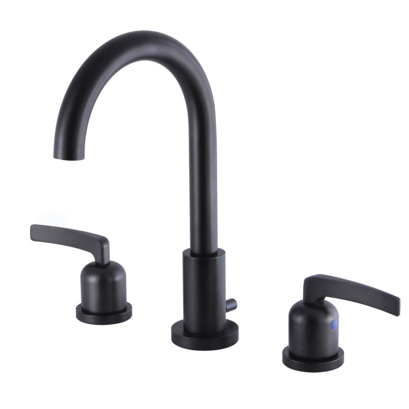 Centurion Widespread Bathroom Faucet with Drain Assembly, Oil Rubbed Bronze