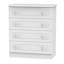Fully Assembled Saxena 4 Drawer Chest-6056366
