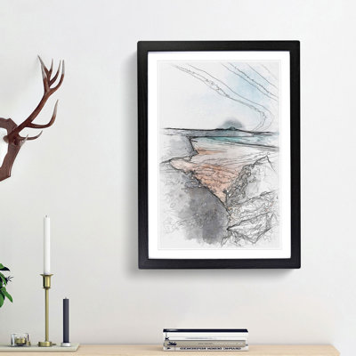 Tolcarne Beach in Newquay - Picture Frame Painting Print