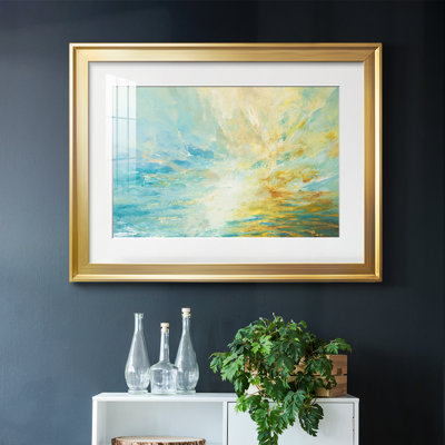 Sparkle & Flow-encadré imprimé avec biseauté mat et verre