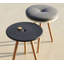Area Outdoor Round Teak Side Table-1847903474