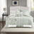 Premium Bedding Sets Polyester Full Queen Green Floral Modern Home
