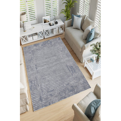 Eco-Friendly Hall Carpet, 100% Polyester, 31.5 x 59.1 inches | Antibacterial & Machine Washable, Non-Slip PVC Dot Underside | 650 g/m², 0.2 inch Pile Height | Digital Printed Design for Modern Interiors