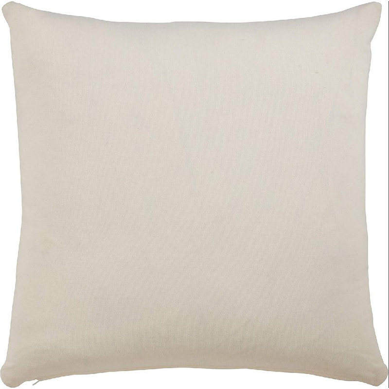 Gray Plaid Christmas Trees Cotton Pillow Cover 18"