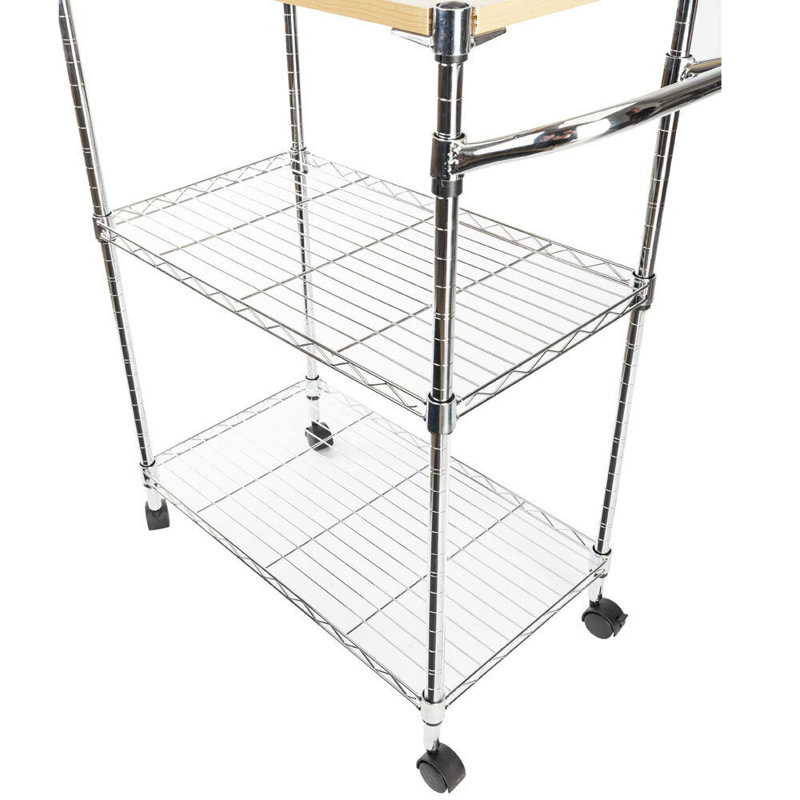 Chariot de cuisine à 3 niveaux