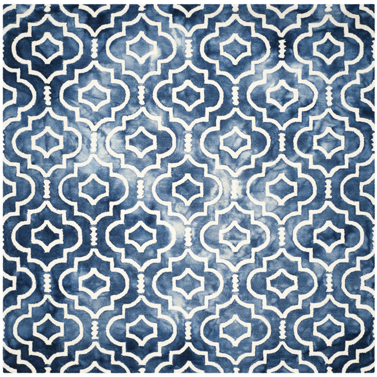 Tapis bleu touffeté à la main Berman