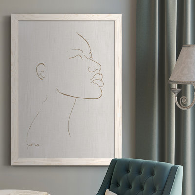 «Dezani Portrait S croquis I», reproduction d'art sur toile