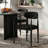 79'' Oval Dining Table Set For 6 With Upholstered Arm Chairs, 7-Piece Modern Dining Room Set-2093065526