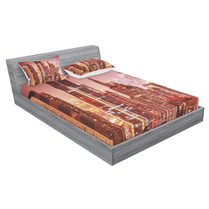 Microfiber Sheet Set, Full Sheet Set with Fitted Sheet