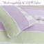 Ensemble de courtepointe réversible en coton standard mauve / blanc / vert 2 pièces BB2022-074-1512098984