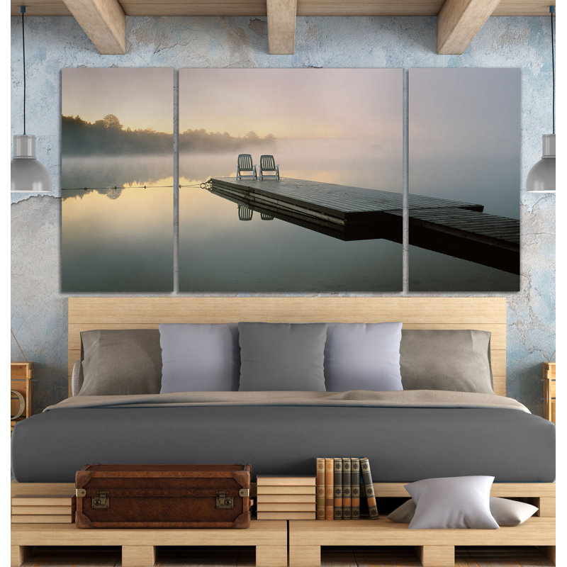 « algonquin provincial park », image multi-pièces sur toile tendue, H 40 po x l 80 po x P 1,5 po