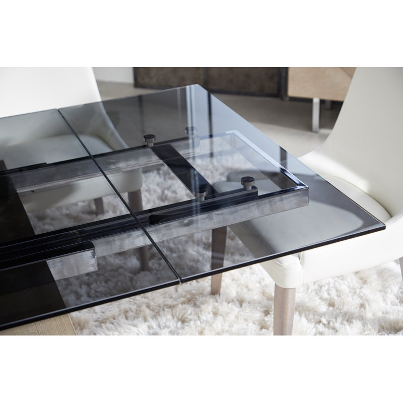 Arpun Extendable Solid Wood Dining Table, 30"H x 71"W x 39.5"D
