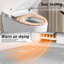 Smart Toilet Bidet Combo With Foot Sensor Open Cover/Seat, LED Display, Selfcleaning Nozzle, Heated Seat, Night Light, Knob Control, Power Outage Flushing, Soft Close, Auto Flush, With Remote Control