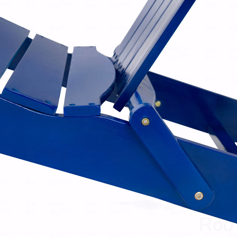 Chaise de patio d'extérieur Basic, Bleu