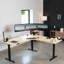 Bureau de coin courbé électrique 71 "x 71" VIVO (série E3CB2)-87776464