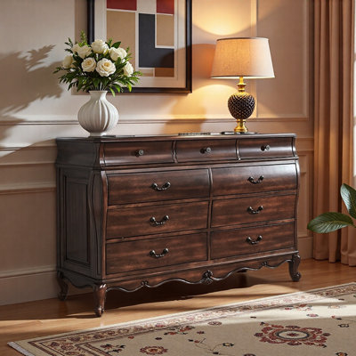 Buffet multi-tiroirs de style rétro