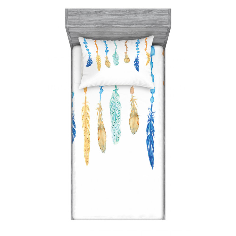 Microfiber Sheet Set, Twin Sheet Set with Fitted Sheet