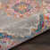 Abbate Oriental Gray/Pink Area Rug