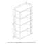 Maxine 59.9cm W Manufactured Wood Shelving Unit-641494147