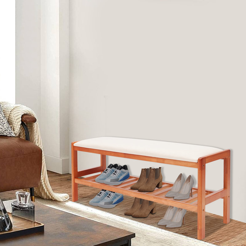 Banc de rangement pour chaussures 4 paires