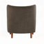 Fauteuil club à oreilles en velours