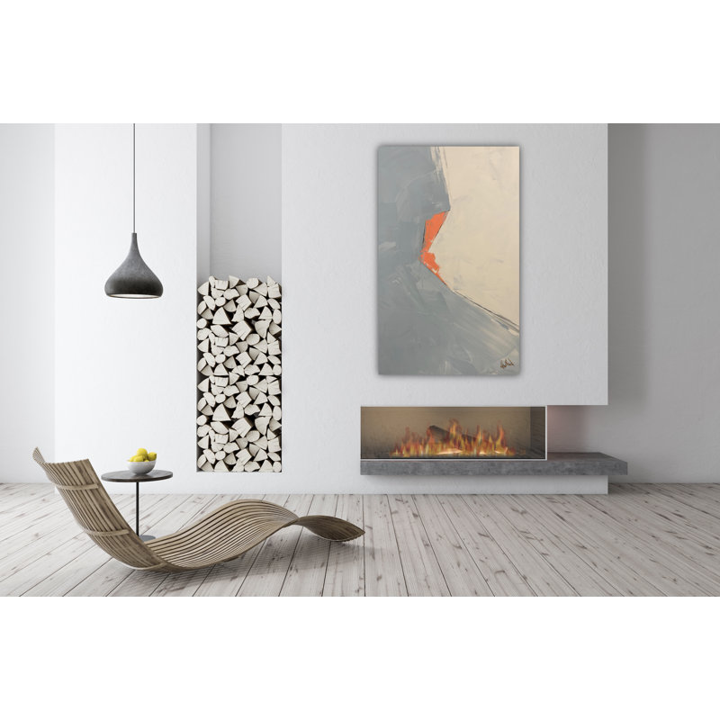 «Geo I» par John Beard, reproduction sur toile sans cadre, H 40 po x l 60 po x P 2 po