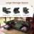 Brunella 111.4'' W Corduroy Modular Sleeper Sectional with Storage-817320973