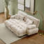 Upholstered 94.4 " Chenille Sofa-2101658777