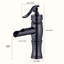 Robinet de salle de bain monocorps et monocommande