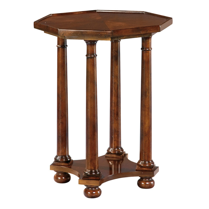 Solid Wood Tray Top End Table