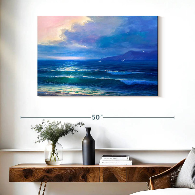 Gillard Sunrise Ocean, H 26 po x l 39 po