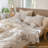 MooMee Pillowcases 100% Washed Cotton Linen Like Textured Breathable Soft-120129054-108202796