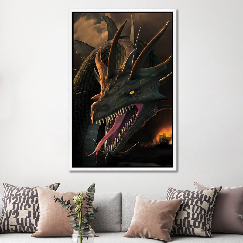 Annihilation by Vincent Hie - Print on Canvas, White Framed, 152.5 cm H x 101.5 cm W