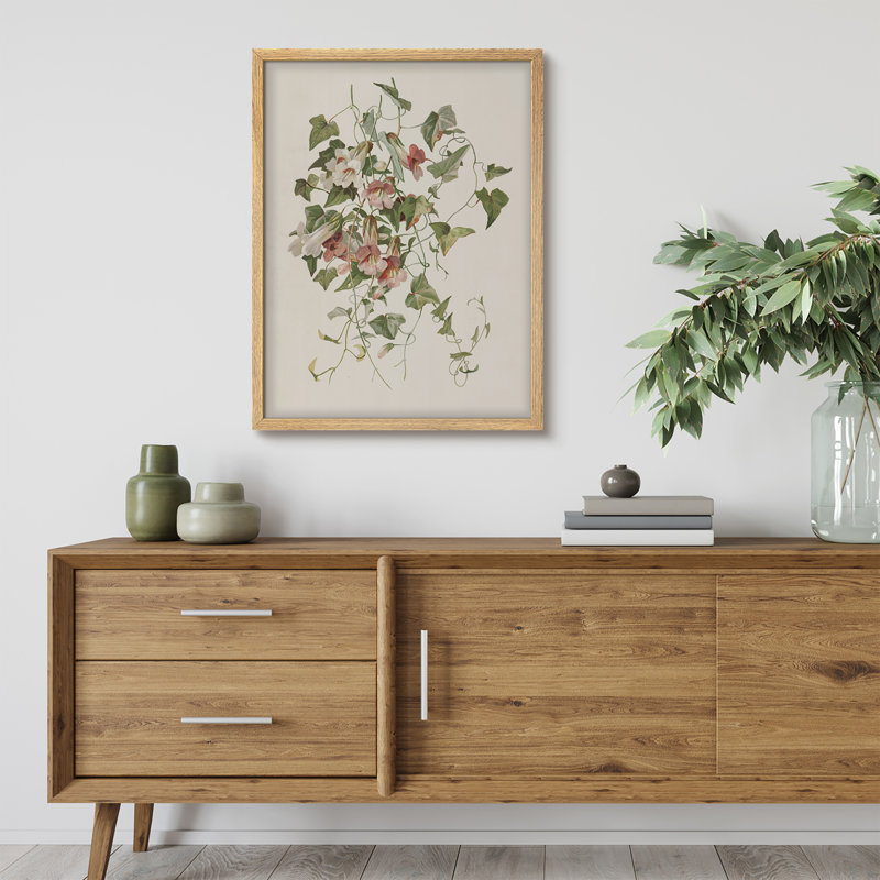 "Modern Morning Glory, H 16 po x l 12 po, Naturel