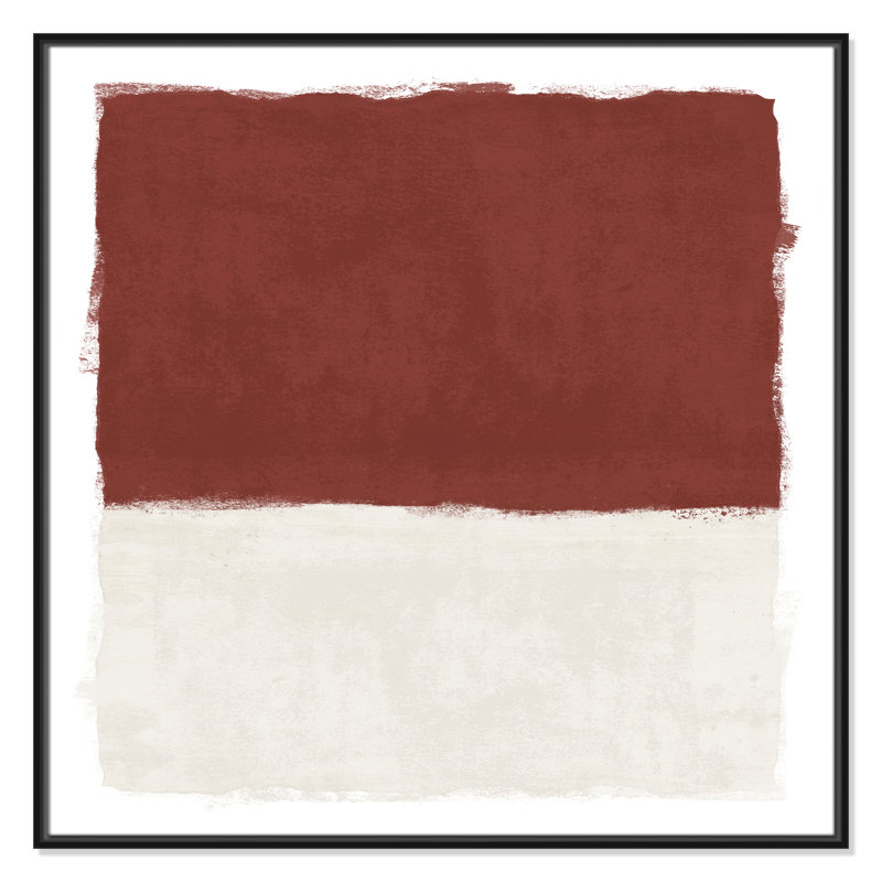 Intense Rust I - reproduction carrée de Vesrion par Natalie Carpentieri, H 37,5 po x l 37,5 po, Noir