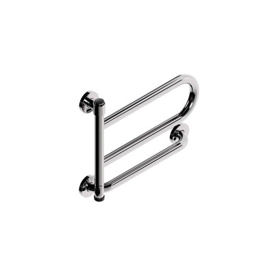 DependaBar Pivoting Grab Bar (17.5") in Polished Chrome