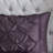 7 Piece Tufted Comforter Set Plum