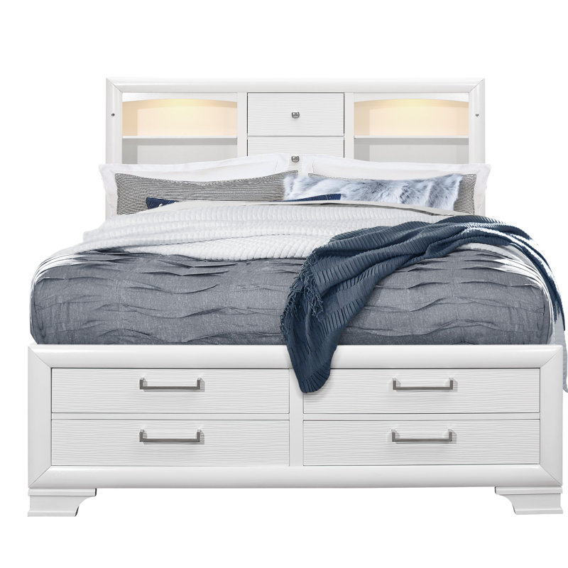 Bookcase Storage Bed, Queen