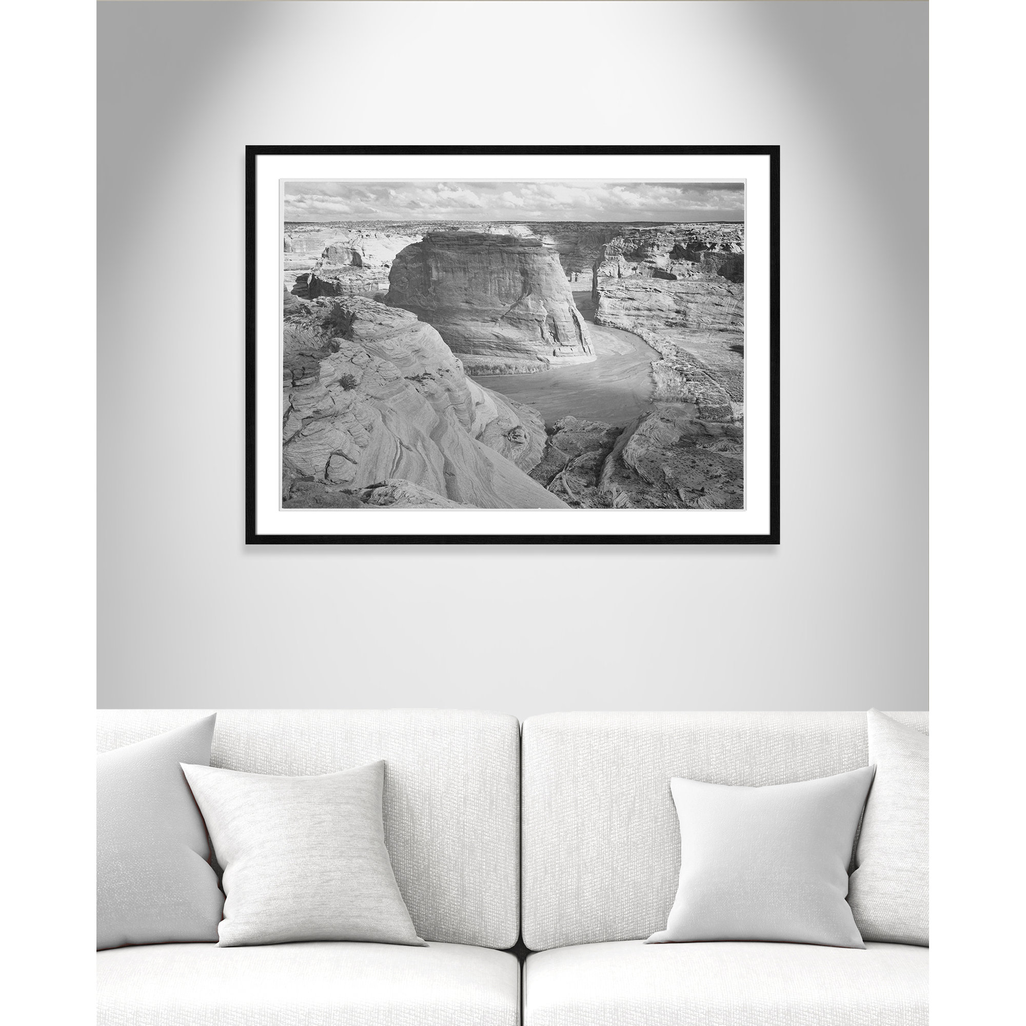 Canyon De Chelly Arizona 2 by Adams, 25.5" H x 35.5" W x 0.75" D, Black