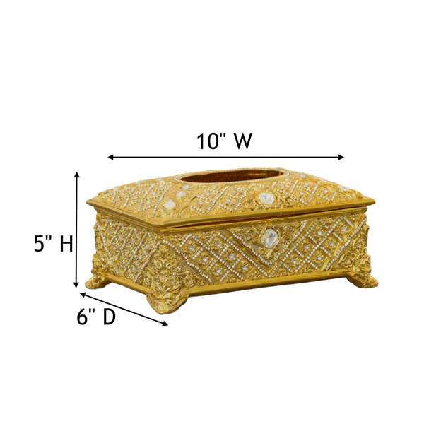LV Tissue Box Cover. Rs.1400/- - Noor E Jan Collection