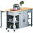 Rolling Kitchen Island With Extendable Dining Table-653567352