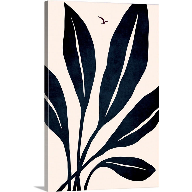 Ophelia - Art mural sur toile marine, Toile tendue, H 48 po x l 32 po