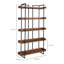 Bibliothèque, bois, structure en fer