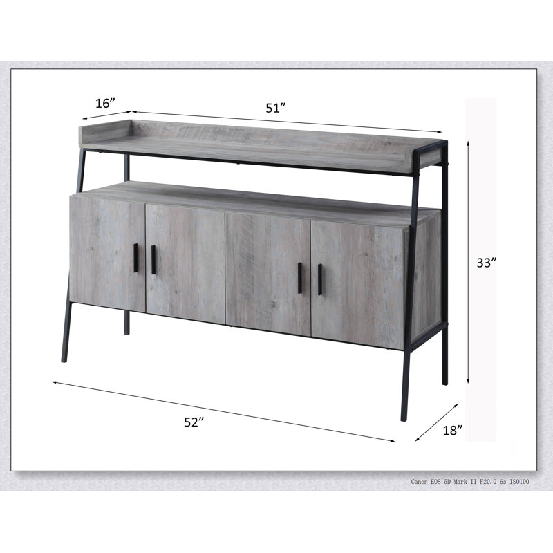 Meuble télé Samiya Oak & Finish